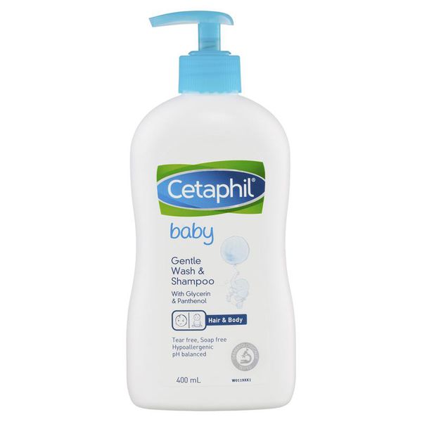 Sữa tắm gội toàn thân Cetaphil Baby Gentle Wash & Shampoo