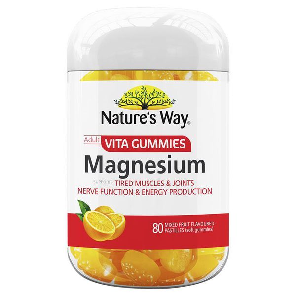 Viên dẻo bổ sung Magie cho người lớn Nature's Way Vita Gummies Adult Magnesium